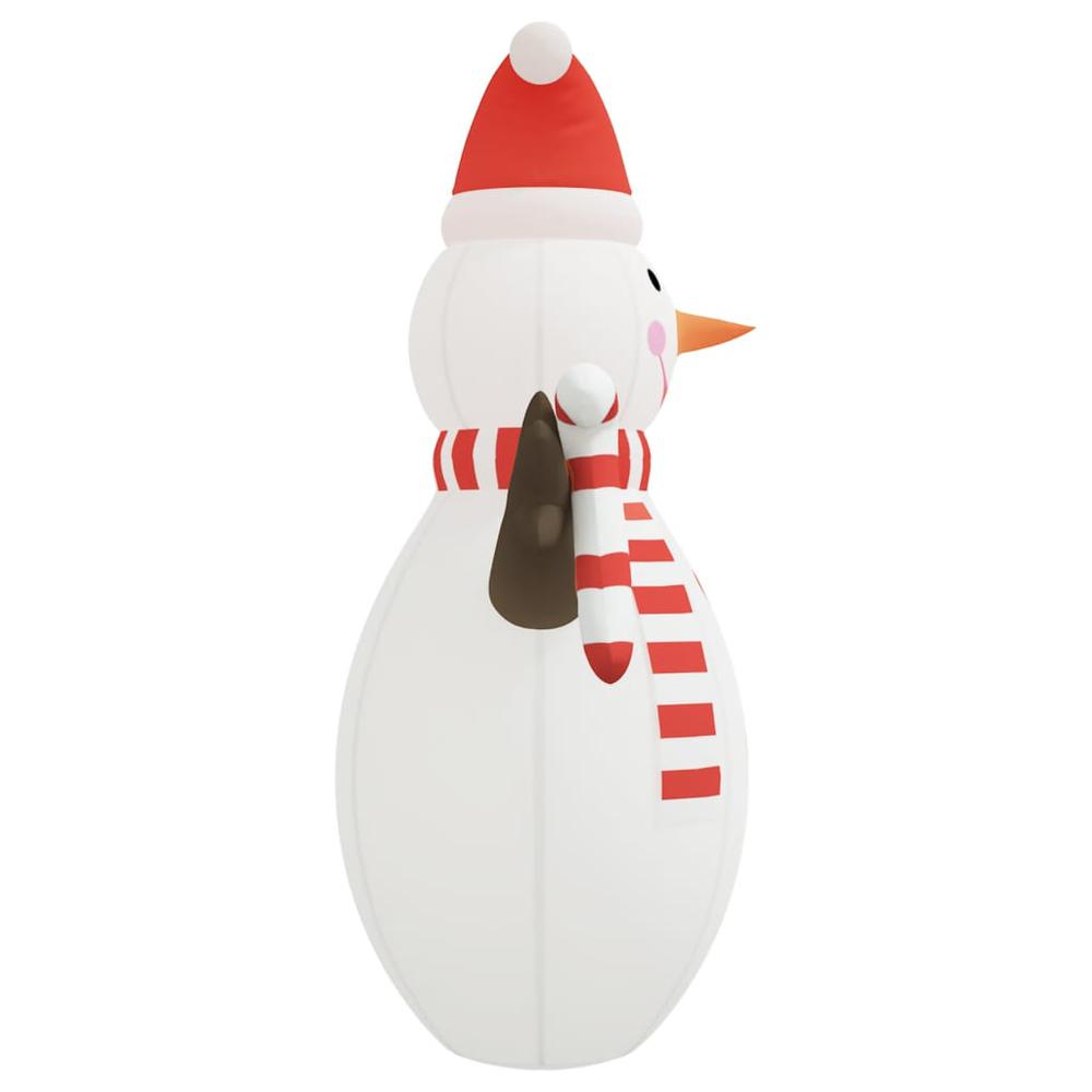 vidaXL Christmas Inflatable Snowman with LEDs 248". Picture 5