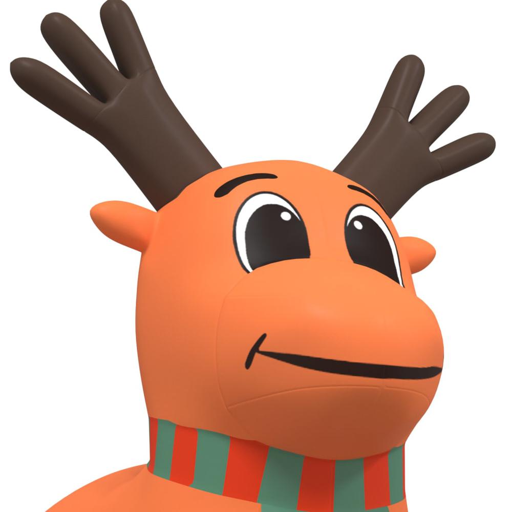 vidaXL Christmas Inflatable Reindeer with LEDs 157.5". Picture 5
