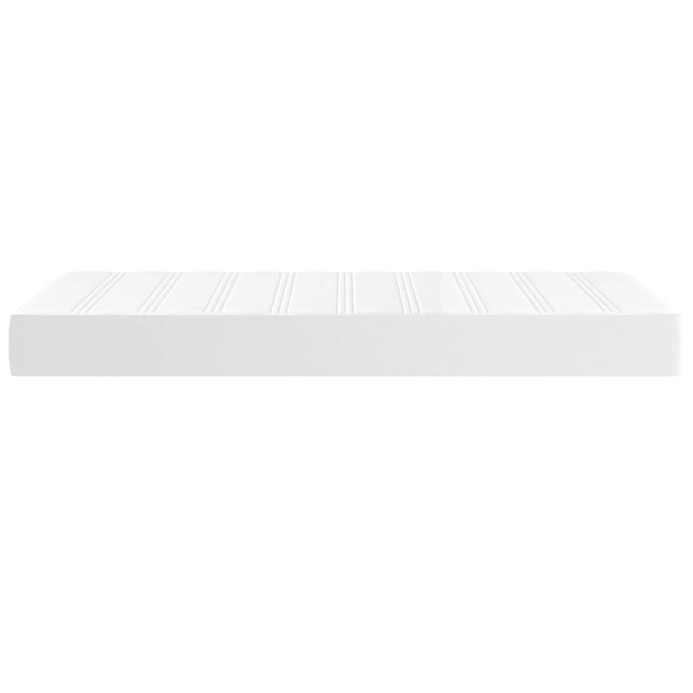 Pocket Spring Bed Mattress White 39.4"x74.8"x7.9" Twin Faux Leather. Picture 3