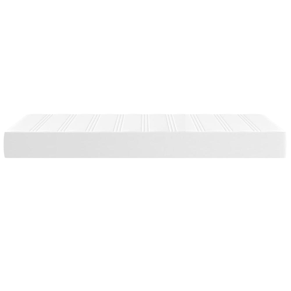Pocket Spring Bed Mattress White 39.4"x79.9"x7.9" Twin XL Faux Leather. Picture 3