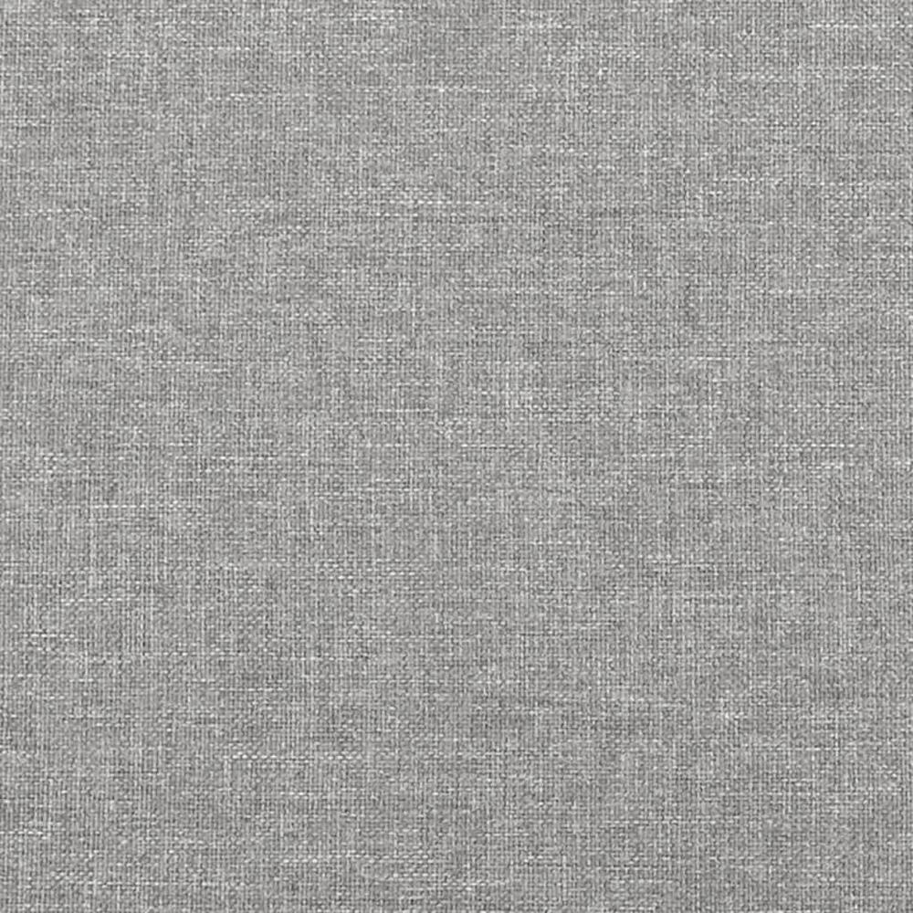 Pocket Spring Bed Mattress Light Gray 72"x83.9"x7.9" California King Fabric. Picture 5