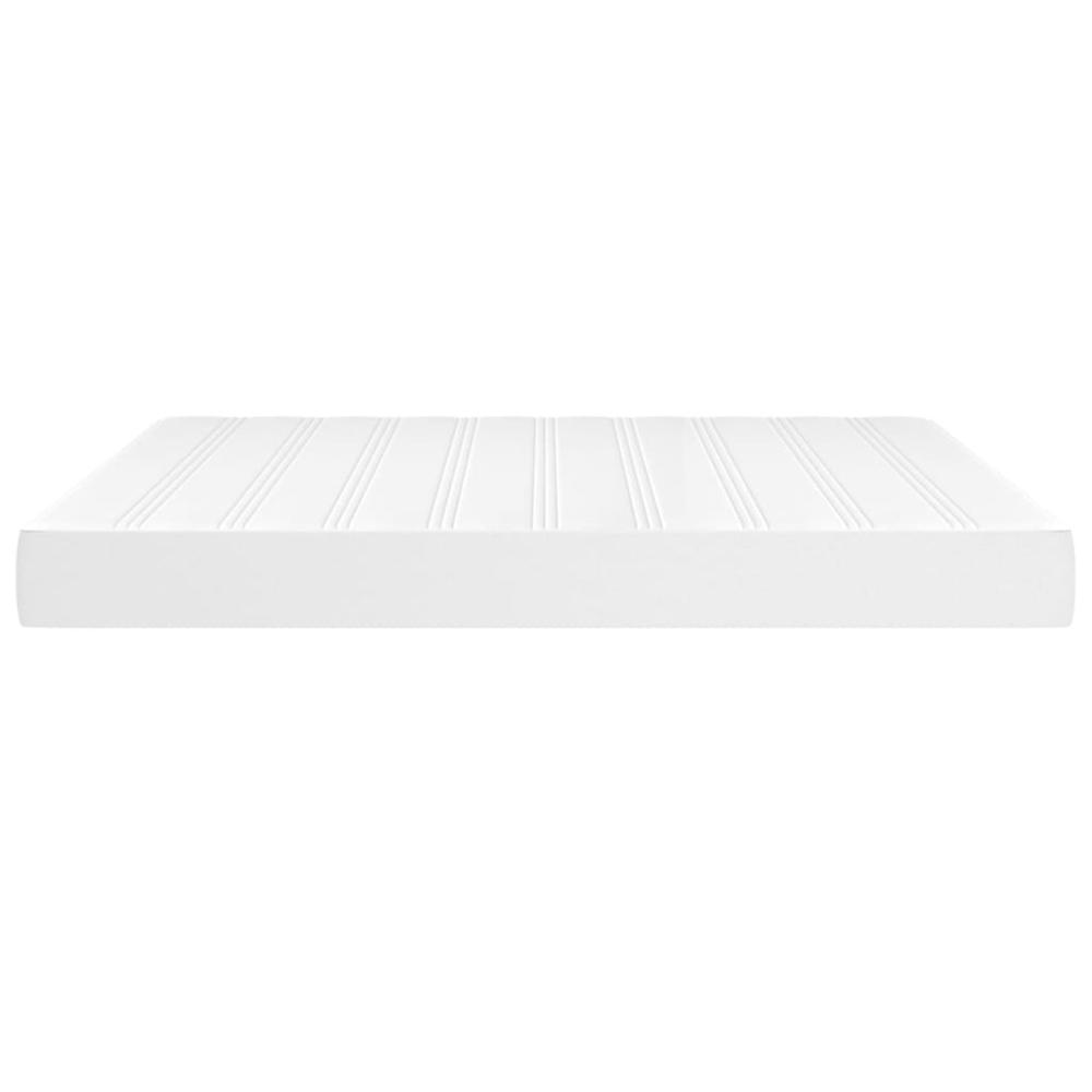 Pocket Spring Bed Mattress White 72"x83.9"x7.9" California King Faux Leather. Picture 3