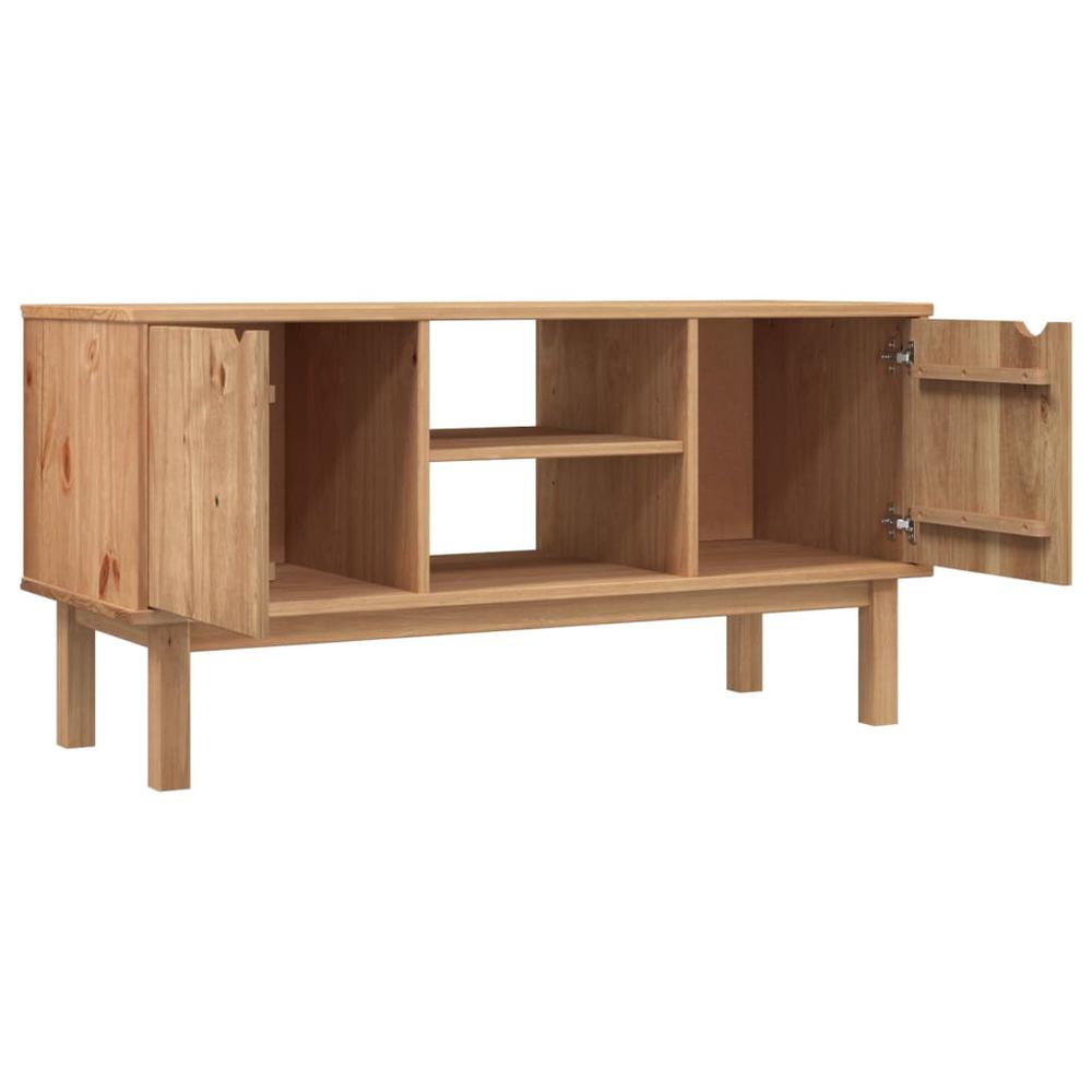 TV Stand OTTA 44.7"x16.9"x22.4" Solid Wood Pine. Picture 3