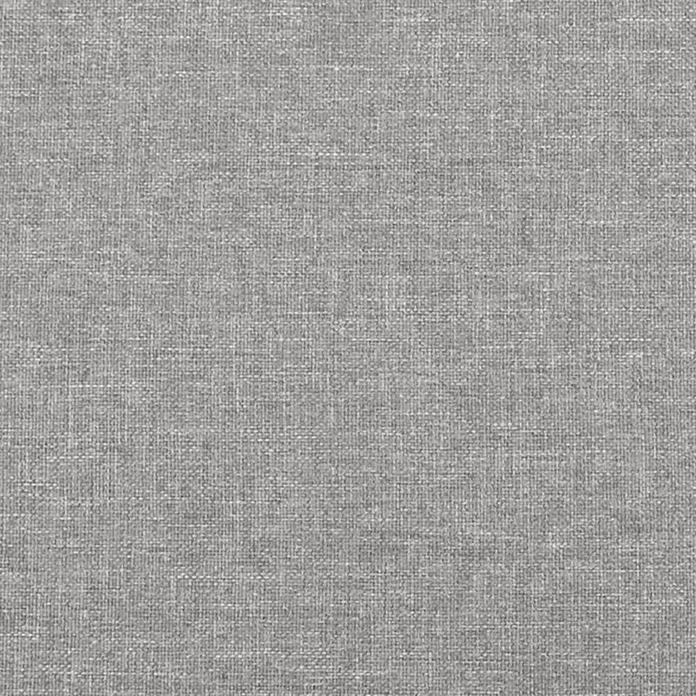 Bed Frame Light Gray 72"x83.9" California King Fabric. Picture 7