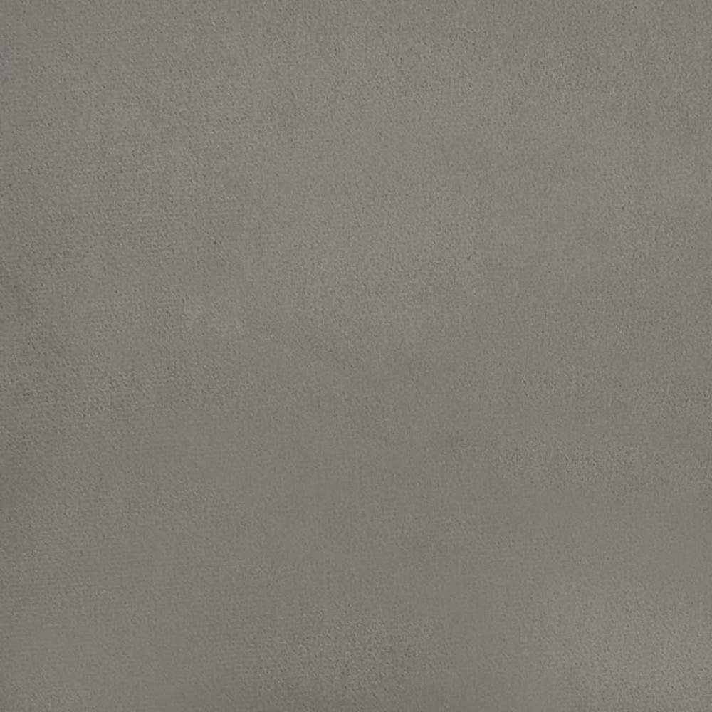 Bed Frame Light Gray 72"x83.9" California King Velvet. Picture 7