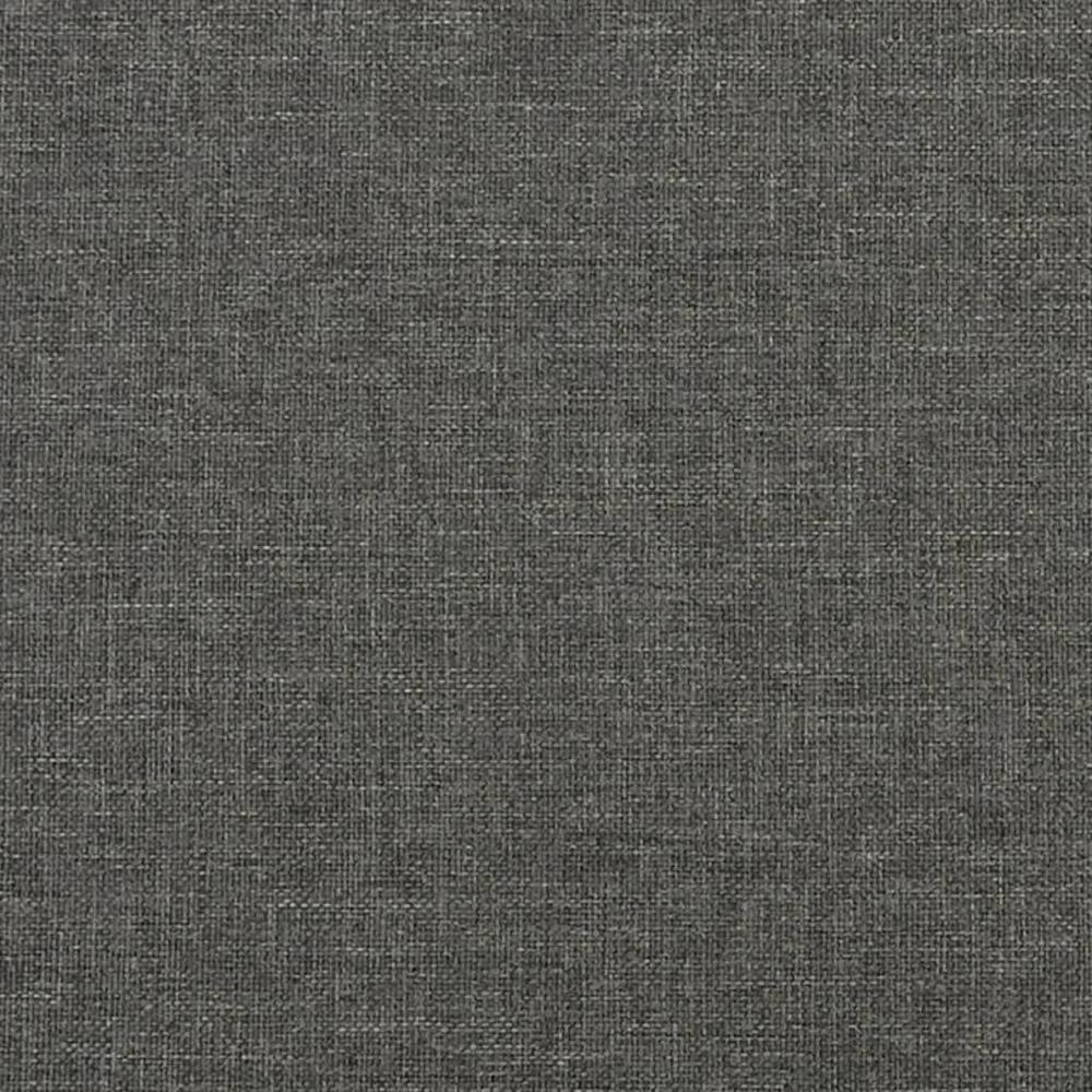 Bed Frame Dark Gray 72"x83.9" California King Fabric. Picture 7
