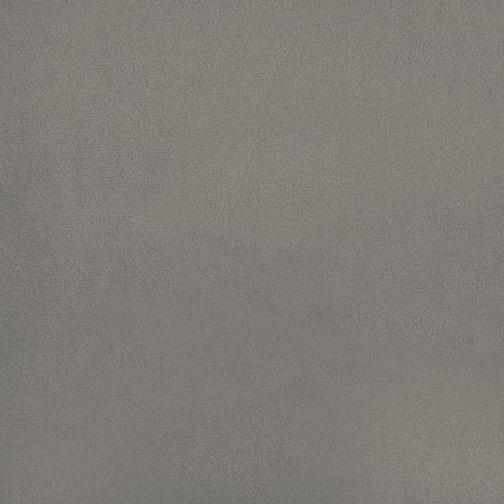 Bed Frame Light Gray 39.4"x79.9" Twin XL Velvet. Picture 7