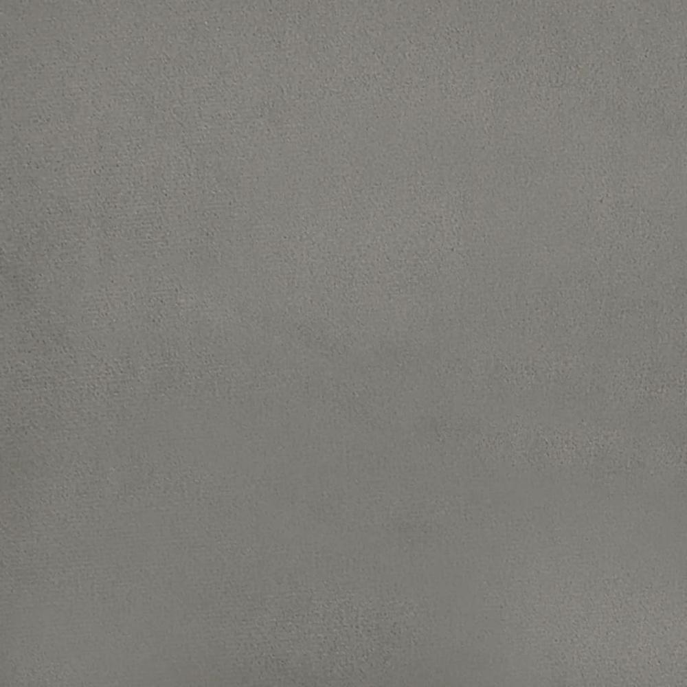 Bed Frame Light Gray 53.9"x74.8" Full Velvet. Picture 7