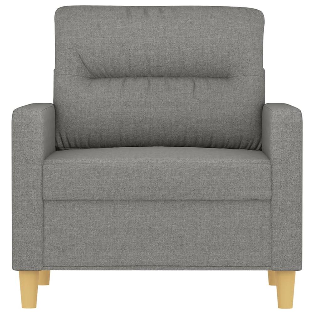 Sofa Chair Dark Gray 23.6" Fabric. Picture 2