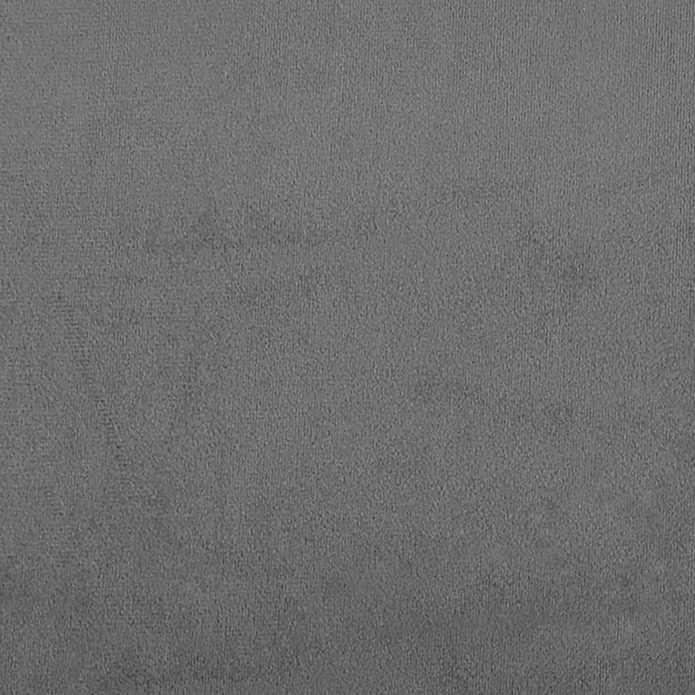 Footstool Dark Gray 23.6"x19.7"x16.1" Microfiber Fabric. Picture 5