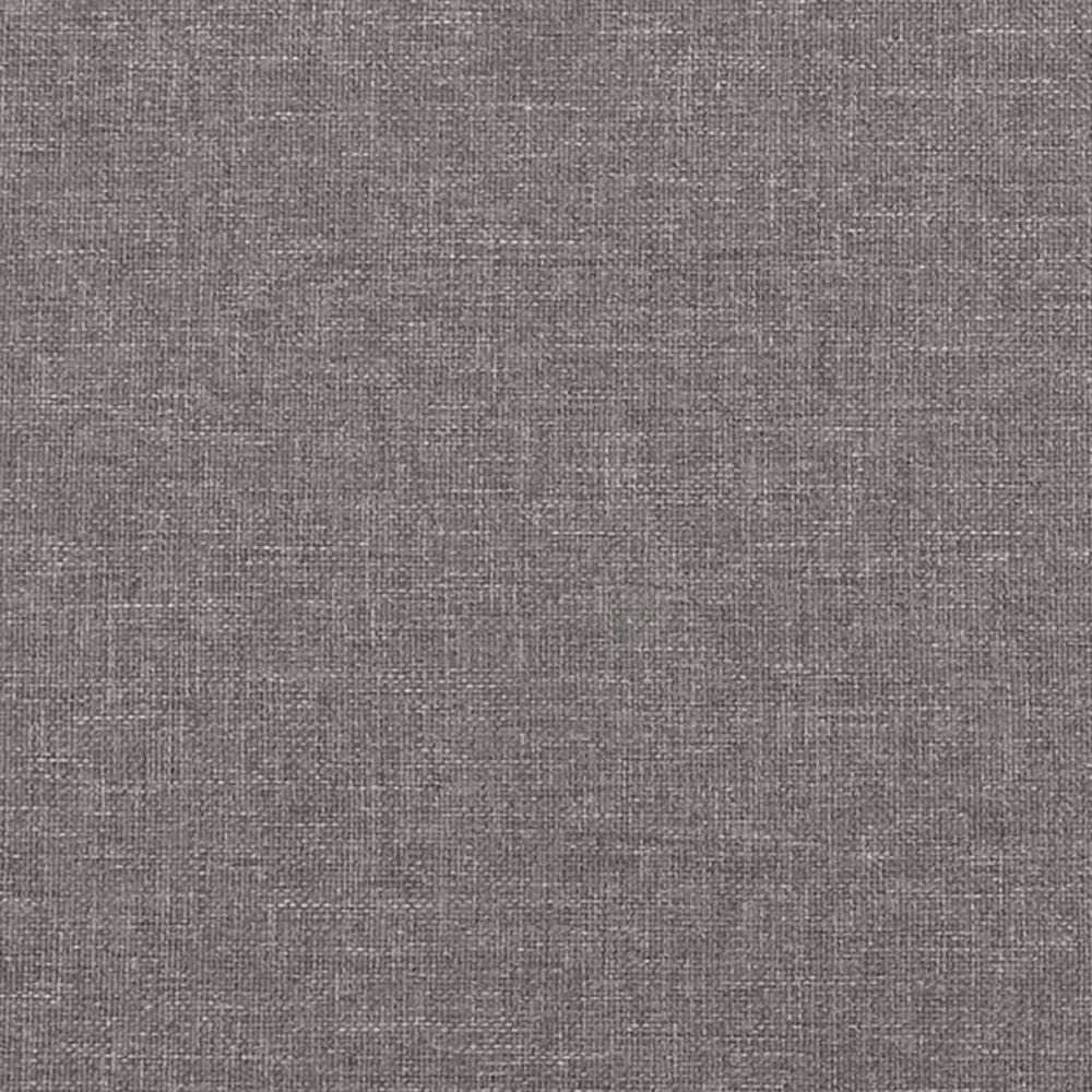 Bench Light Gray 27.6"x13.8"x16.1" Fabric. Picture 5