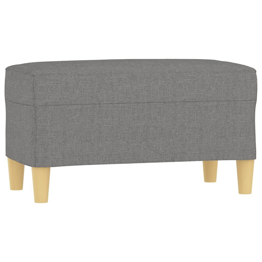 Bench Dark Gray 27.6"x13.8"x16.1" Fabric. Picture 2