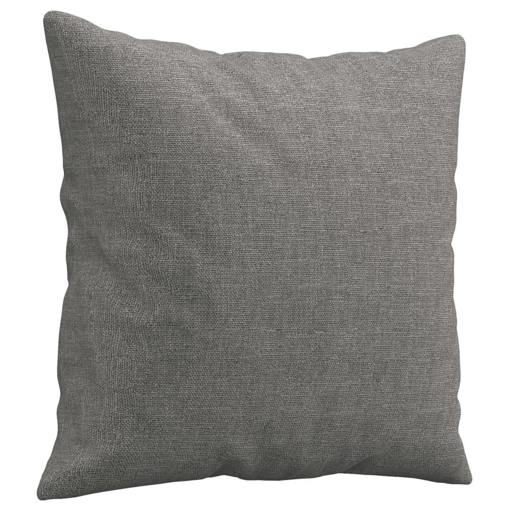 Throw Pillows 2 pcs Dark Gray 15.7"x15.7" Fabric. Picture 2