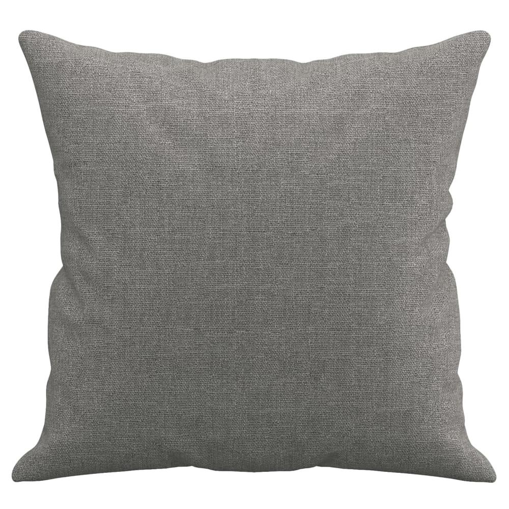 Throw Pillows 2 pcs Dark Gray 15.7"x15.7" Fabric. Picture 3