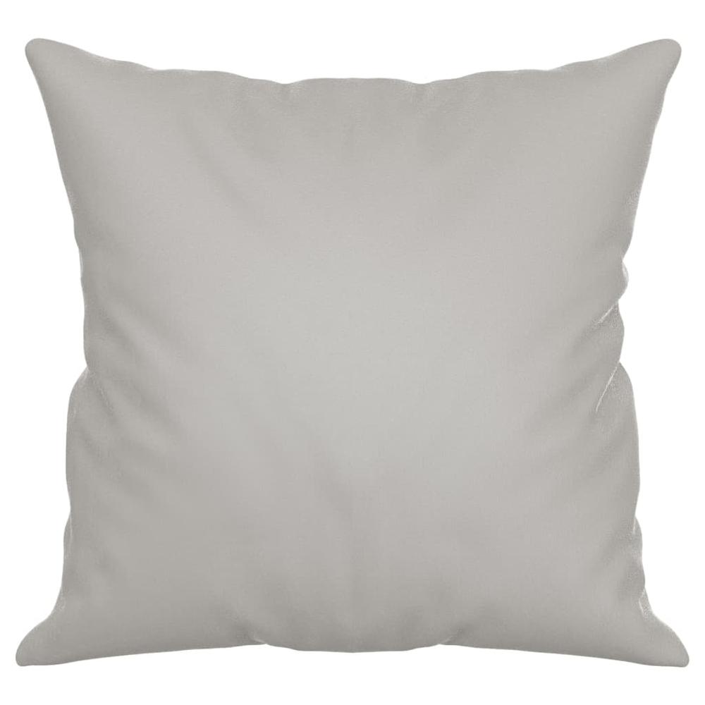 Throw Pillows 2 pcs Light Gray 15.7"x15.7" Microfiber Fabric. Picture 3