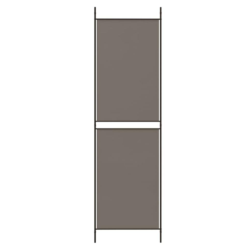 3-Panel Room Divider Anthracite 59.1"x70.9" Fabric. Picture 5