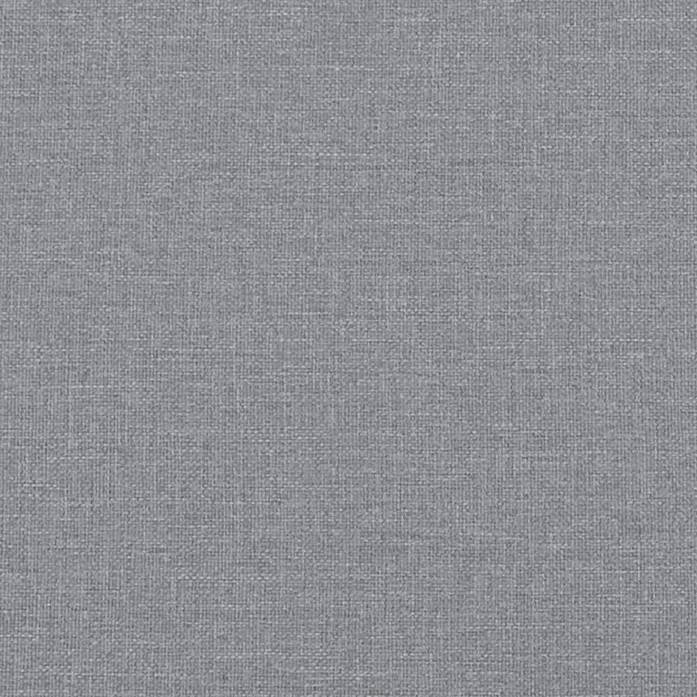 Reclining Office Chair Light Gray Fabric. Picture 9
