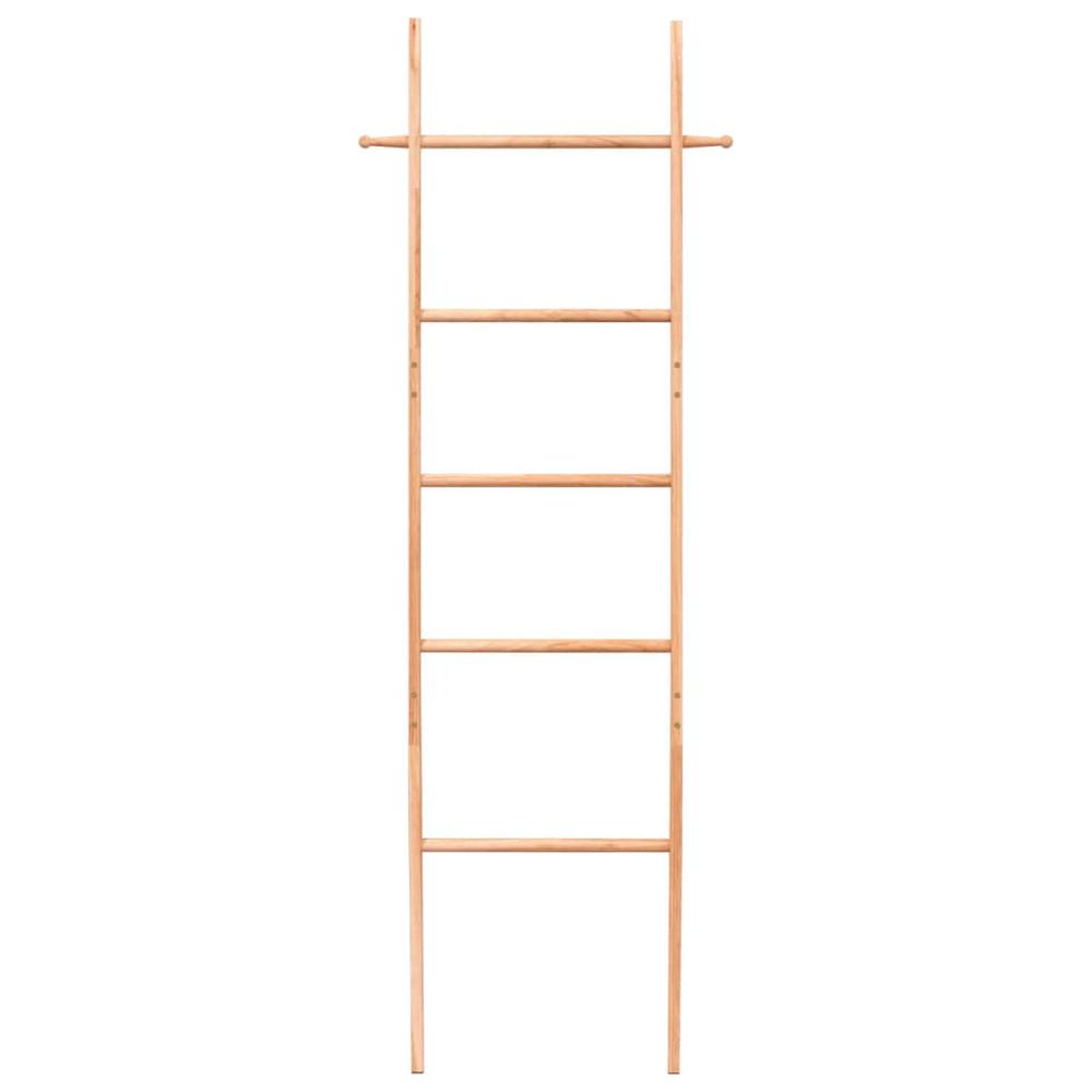 Towel Ladder 66.9" Solid Wood Walnut. Picture 2