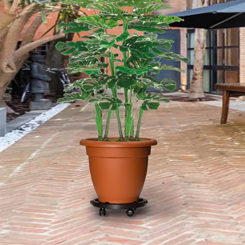 Plant Trolleys with Wheels 2 pcs Diameter 11.8" Black 374.8 lb. Picture 10