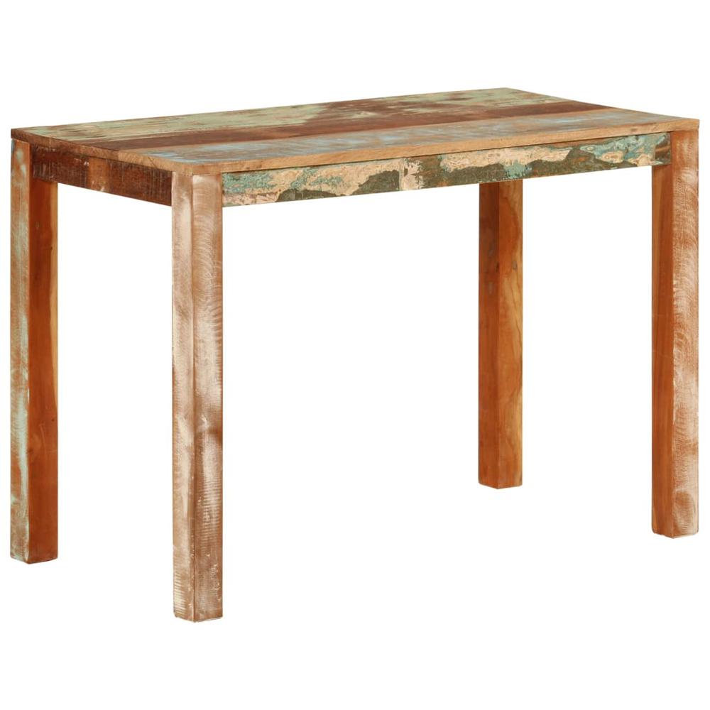 Dining Table 43.3"x21.7"x29.9" Solid Wood Reclaimed. Picture 10