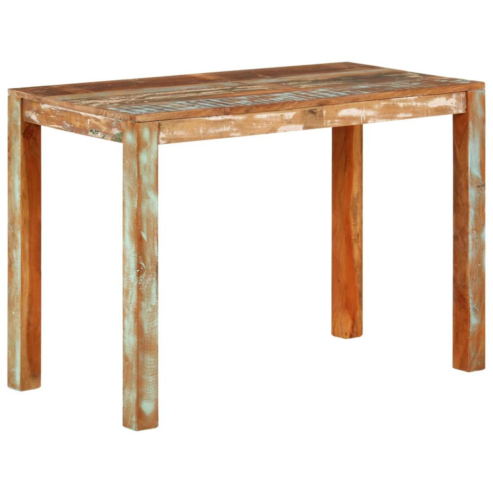 Dining Table 43.3"x21.7"x29.9" Solid Wood Reclaimed. Picture 8