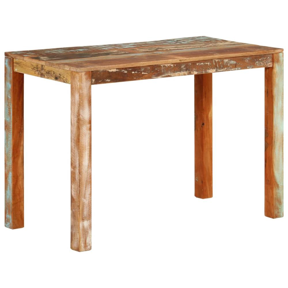 Dining Table 43.3"x21.7"x29.9" Solid Wood Reclaimed. Picture 9