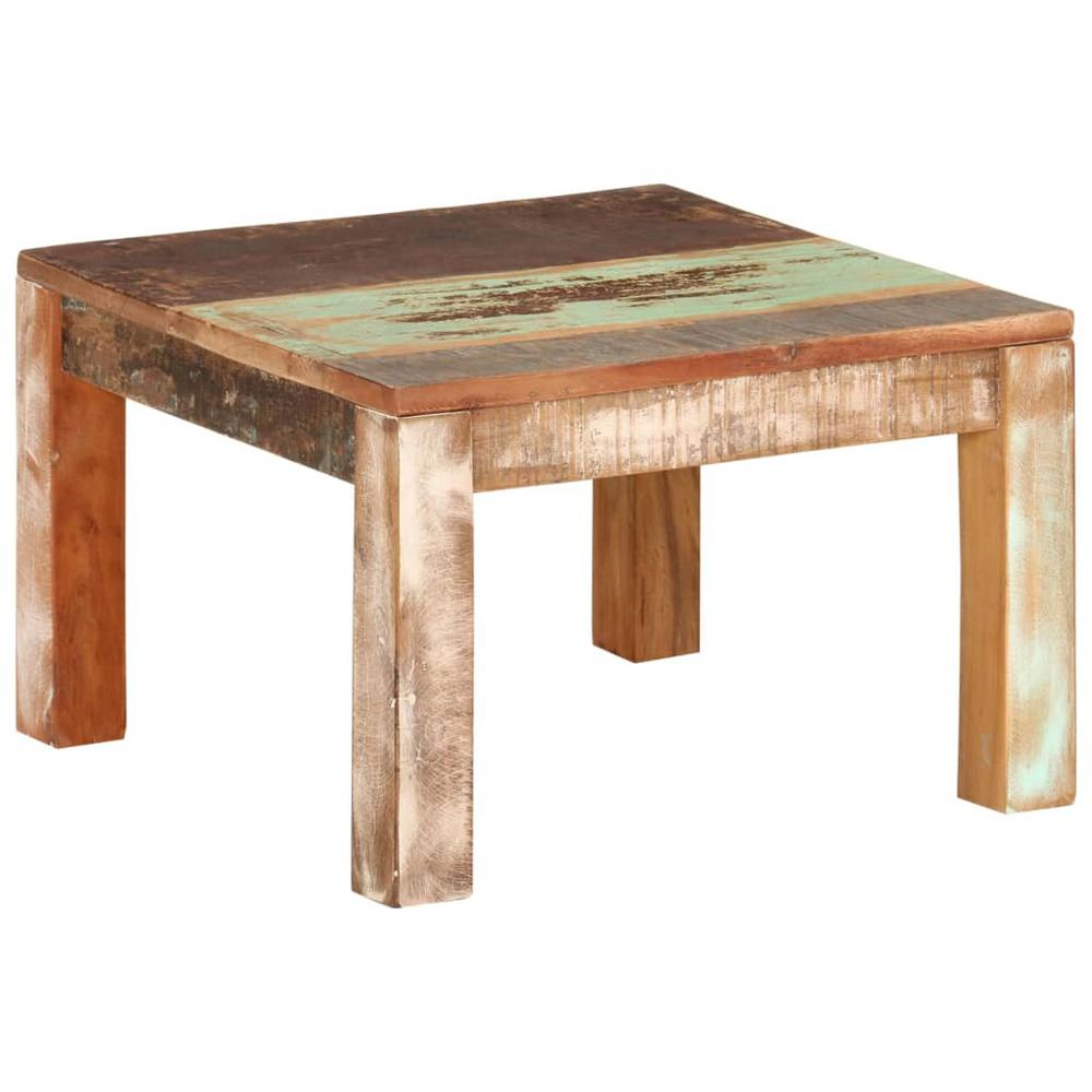 Coffee Table 21.7"x21.7"x13.8" Solid Wood Reclaimed. Picture 10