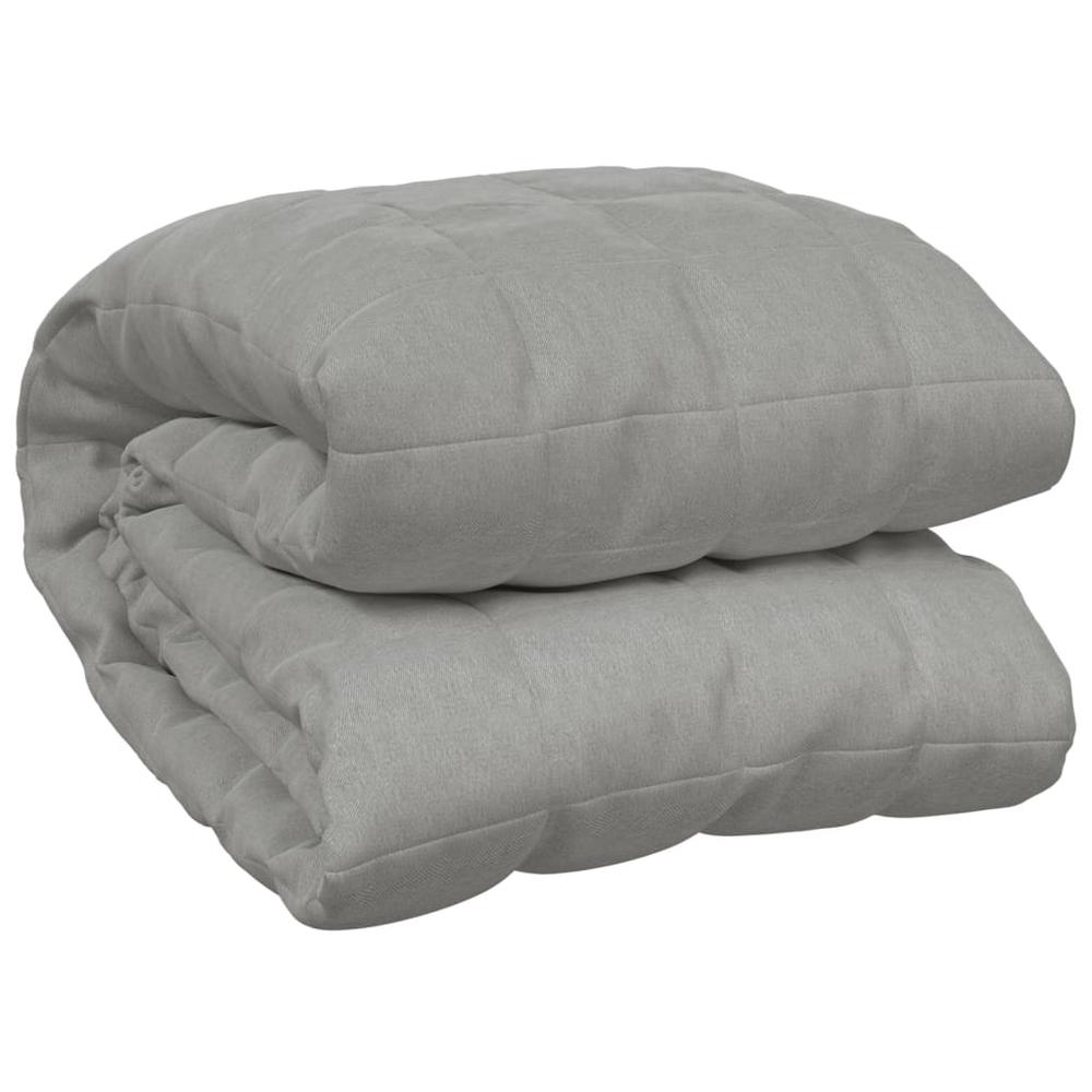 Weighted Blanket Gray 54.3"x78.7" 13.2 lb Fabric. Picture 1