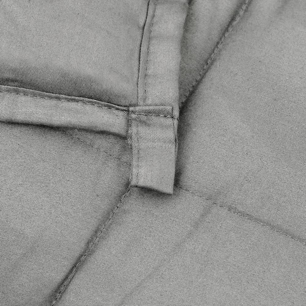 Weighted Blanket Gray 78.7"x78.7" 28.7 lb Fabric. Picture 4