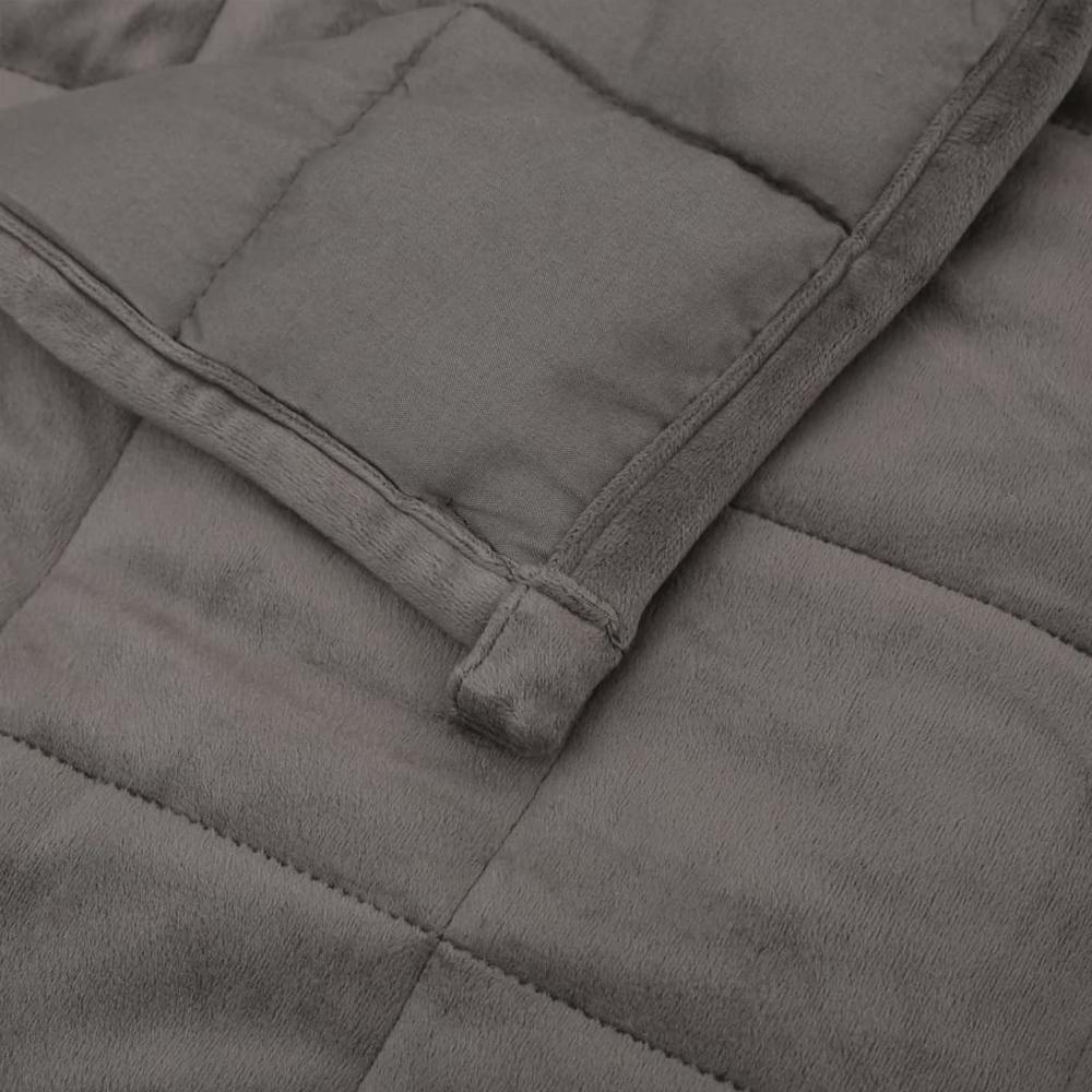 Weighted Blanket Gray 54.3"x78.7" 13.2 lb Fabric. Picture 4
