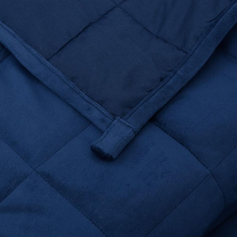Weighted Blanket Blue 54.3"x78.7" 22 lb Fabric. Picture 4