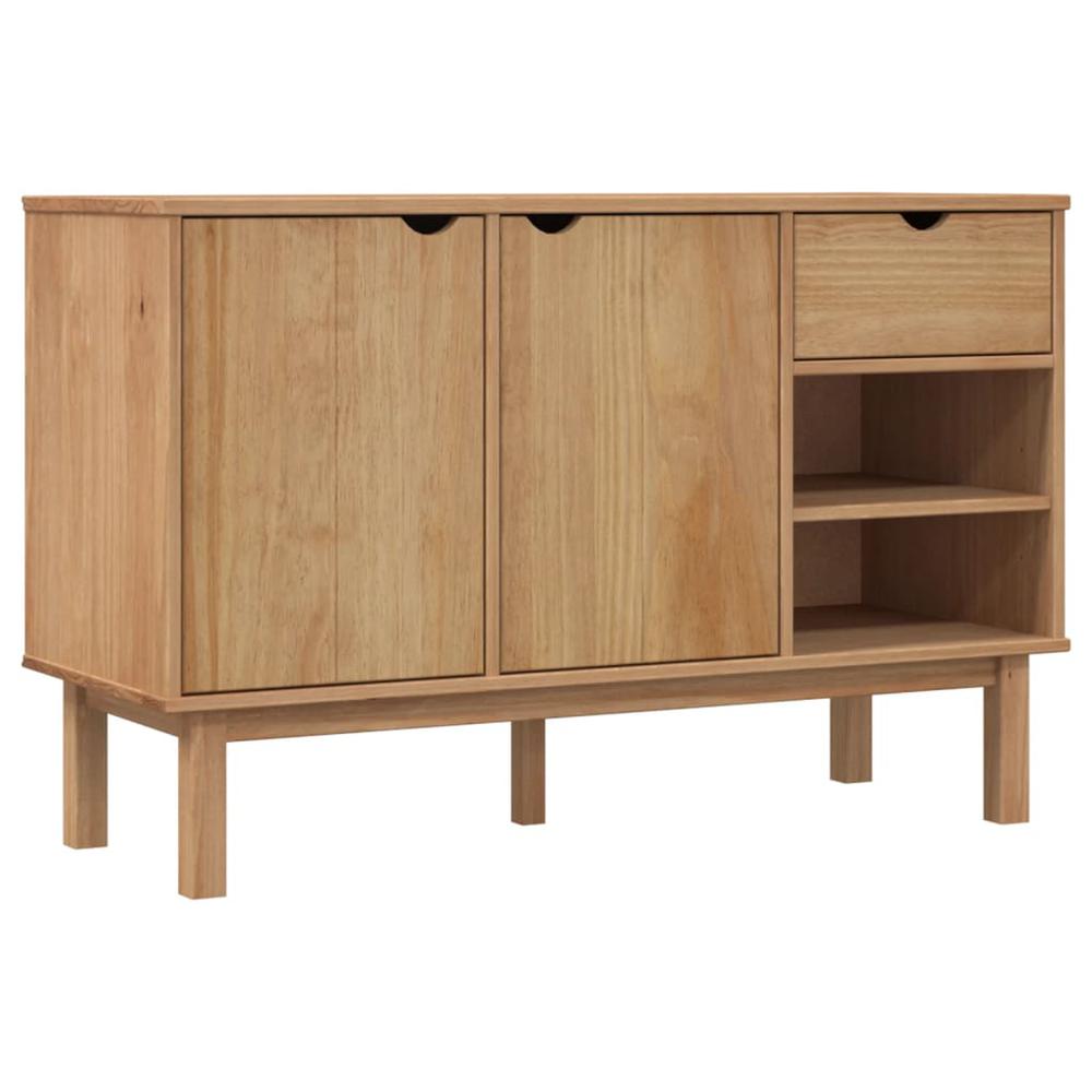 Sideboard OTTA 44.9"x16.9"x28.9" Solid Wood Pine. Picture 1