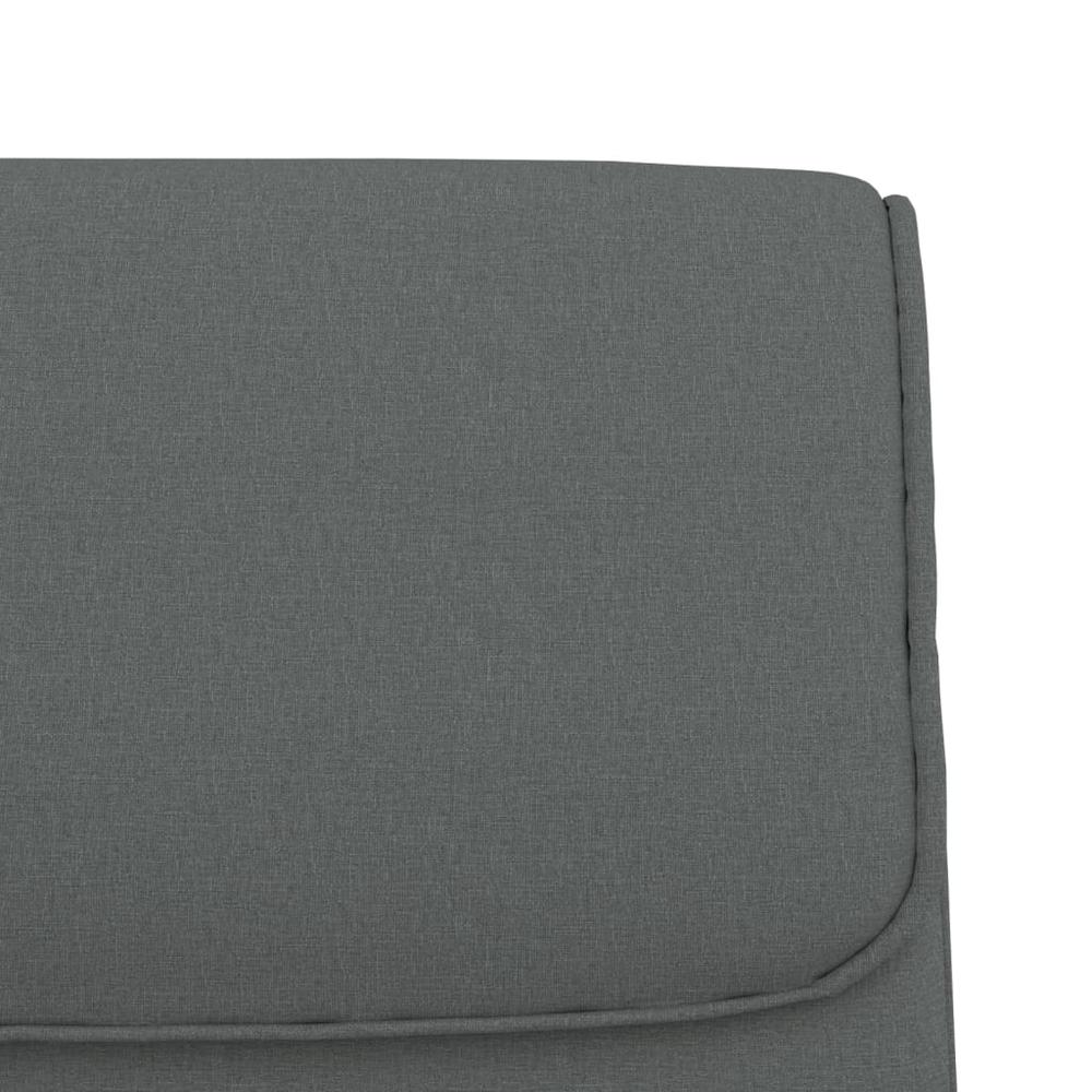 Bench Dark Gray 39.4"x25.2"x31.5" Fabric. Picture 5