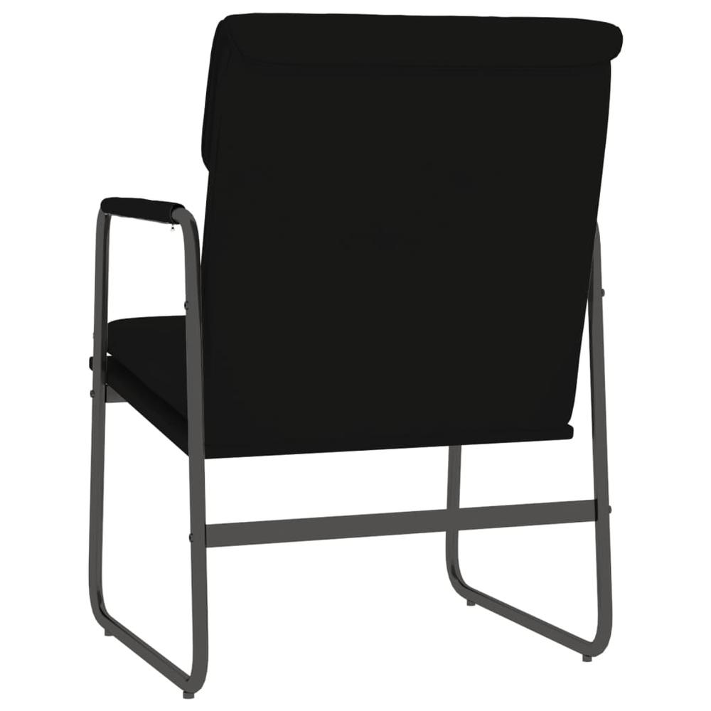 Lounge Chair Black 21.7"x25.2"x31.5" Faux Leather. Picture 4