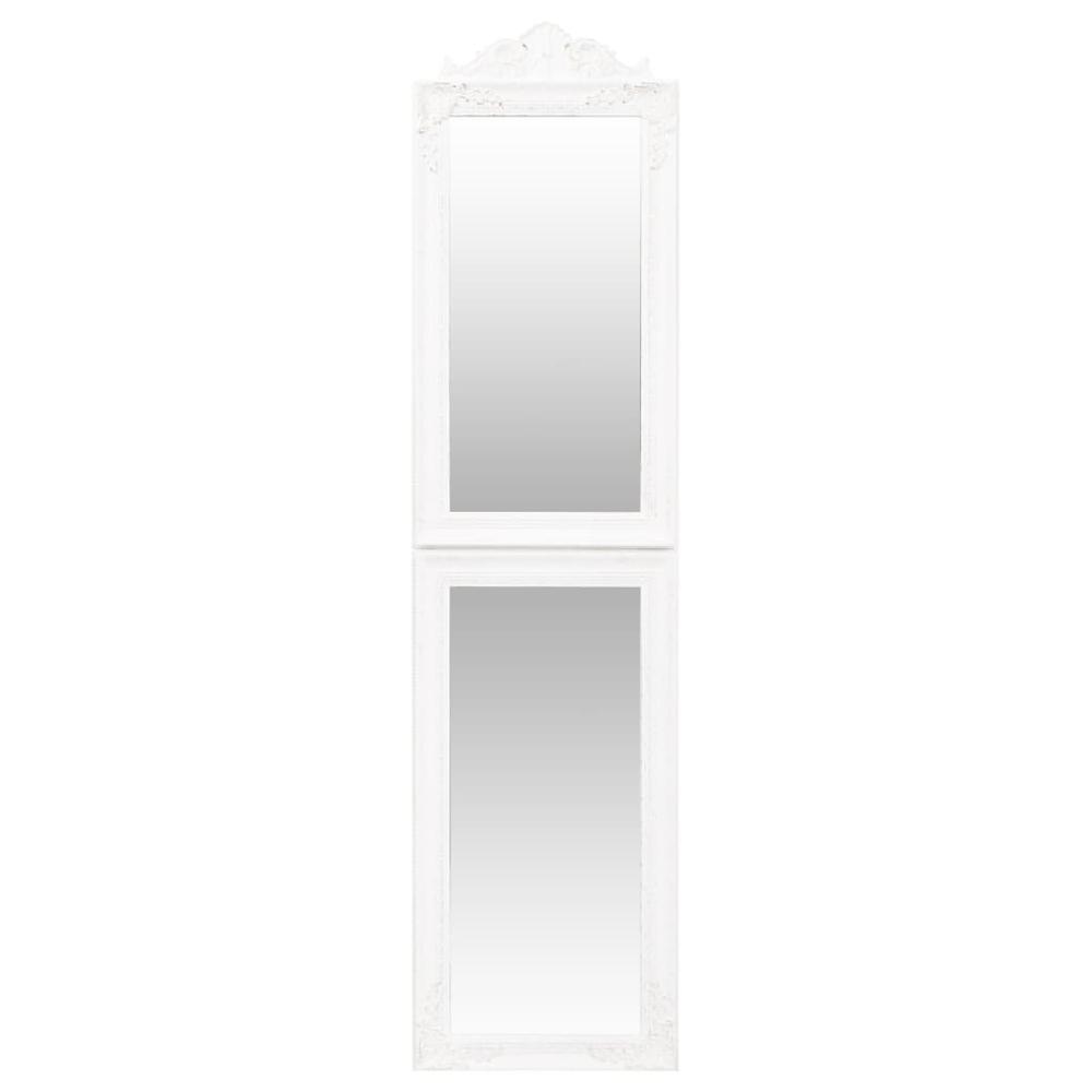 Free-Standing Mirror White 15.7"x63". Picture 2