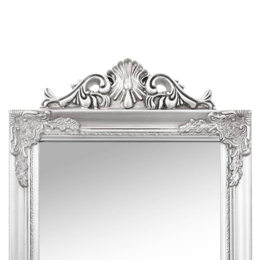 Free-Standing Mirror Silver 15.7"x63". Picture 4