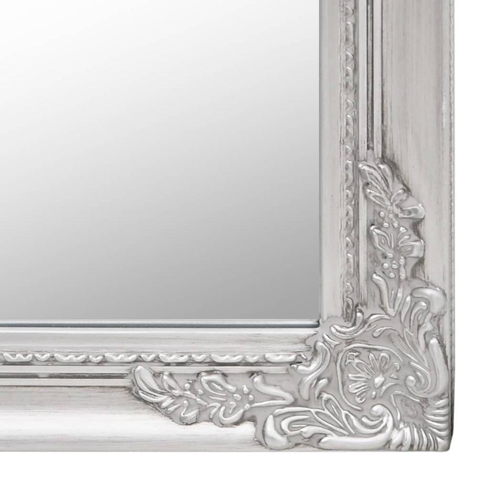 Free-Standing Mirror Silver 15.7"x63". Picture 5