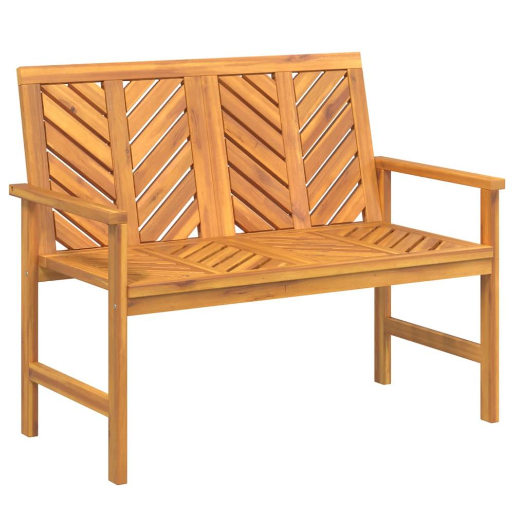 2 Piece Patio Lounge Set Solid Wood Acacia. Picture 2