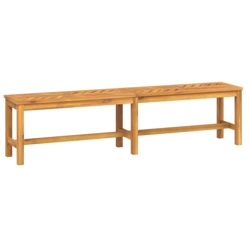 Patio Bench 70.9" Solid Wood Acacia. Picture 1