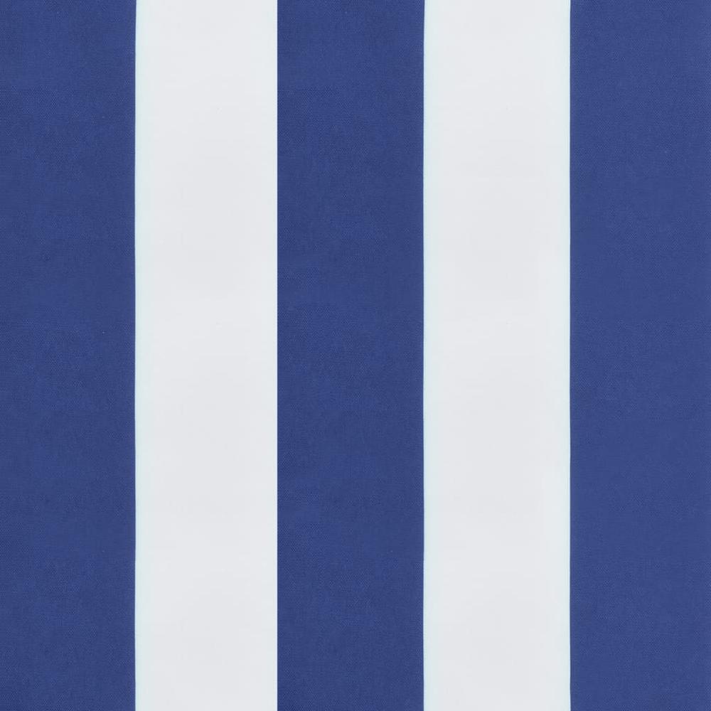Sun Lounger Cushion Blue&White Stripe Oxford Fabric. Picture 8