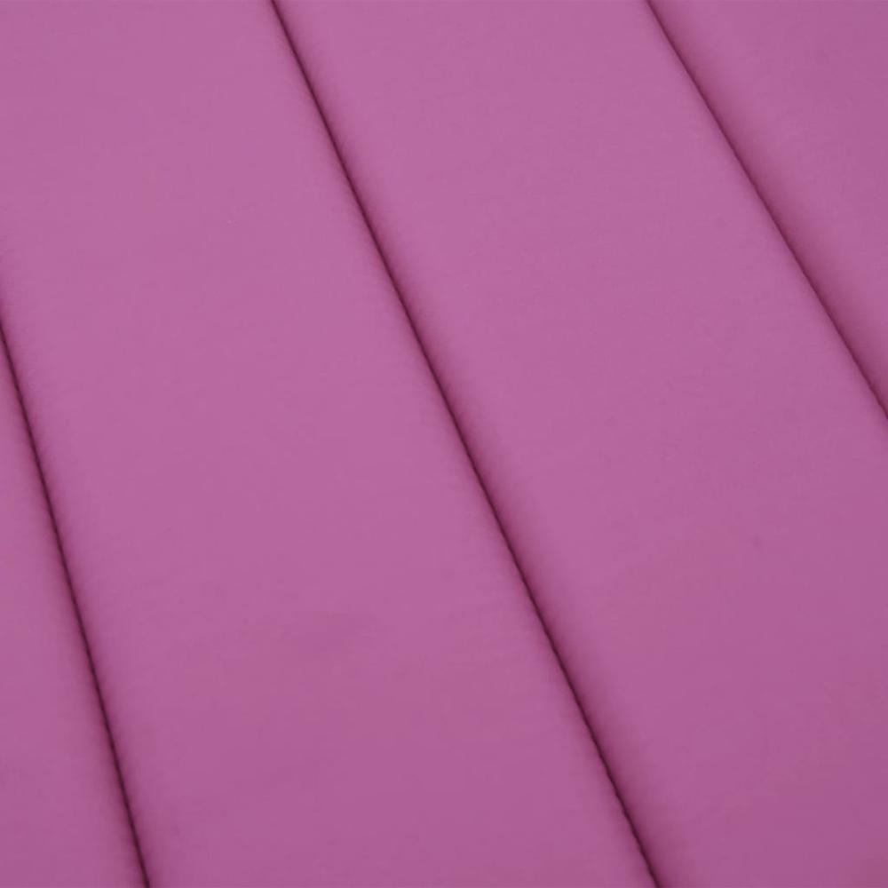 Sun Lounger Cushion Pink Oxford Fabric. Picture 6