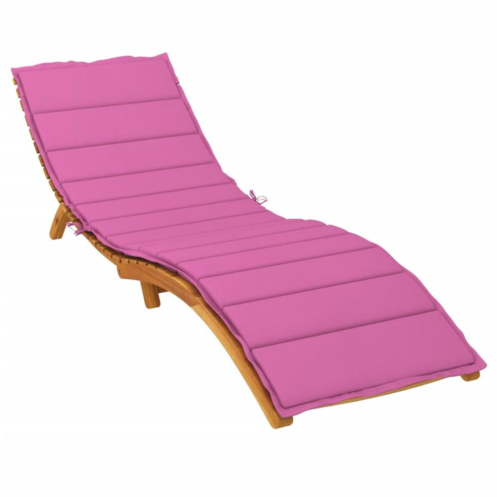 Sun Lounger Cushion Pink Oxford Fabric. Picture 2