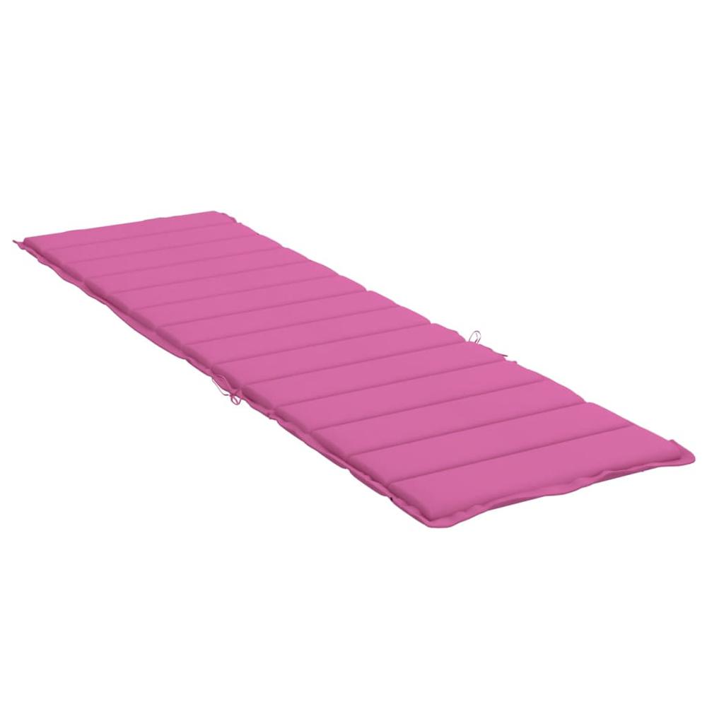 Sun Lounger Cushion Pink Oxford Fabric. Picture 3
