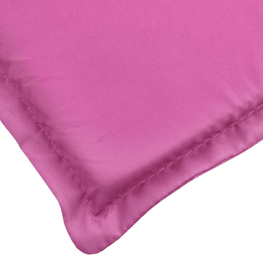 Sun Lounger Cushion Pink Oxford Fabric. Picture 5