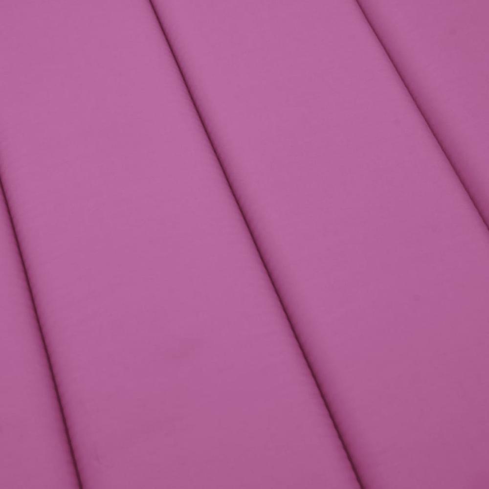 Sun Lounger Cushion Pink Oxford Fabric. Picture 6
