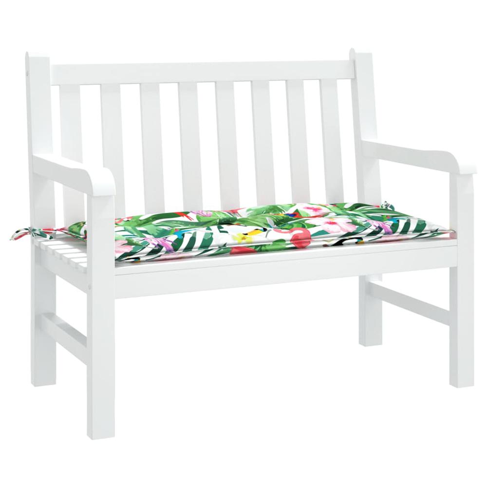 Garden Bench Cushion Multicolor 39.4"x19.7"x2.8" Oxford Fabric. Picture 2