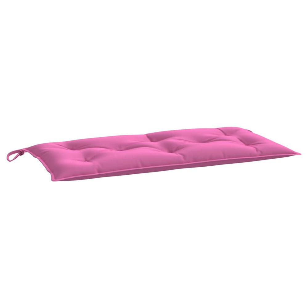 Garden Bench Cushion Pink 39.4"x19.7"x2.8" Oxford Fabric. Picture 1