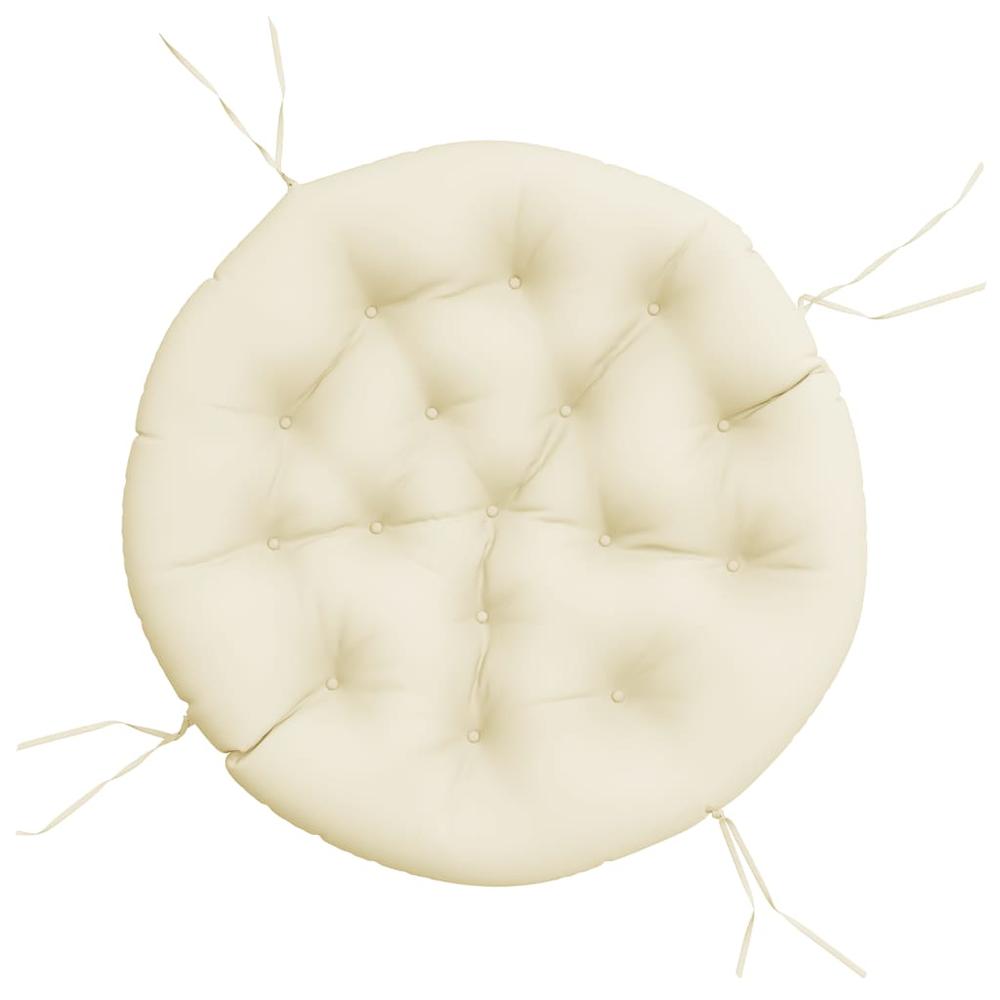 Round Cushion Cream Ã˜ 39.4"x4.3" Oxford Fabric. Picture 1