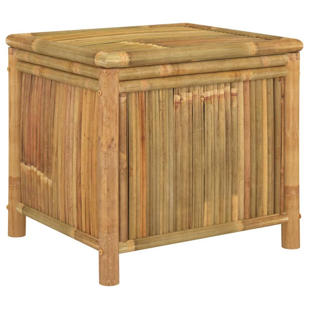Patio Storage Box 23.6"x20.5"x21.7" Bamboo. Picture 1