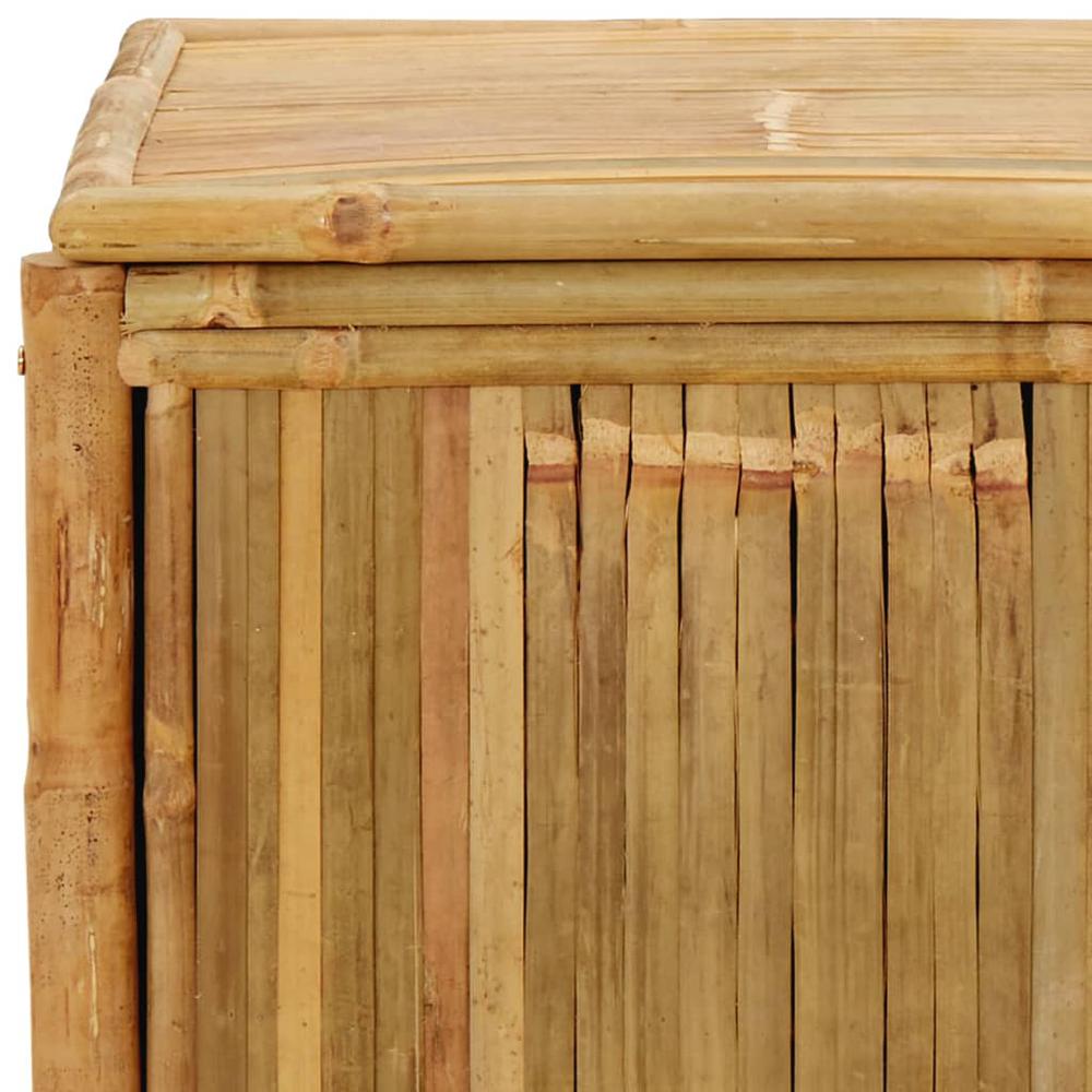 Patio Storage Box 23.6"x20.5"x21.7" Bamboo. Picture 6